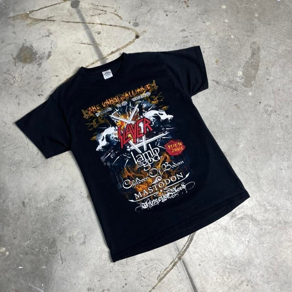 Vintage Slayer Band Tour Tee